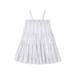 Calvin Klein Big Girls' Sleeveless Fashion Dress, White, XL16