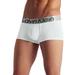 Calvin Klein Men's Steel Micro Low Rise Trunks, White, Large