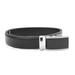 Tour Gear Custom Fit Golf Belt Black with Satin Black & Silver Buckle (Gift Box)