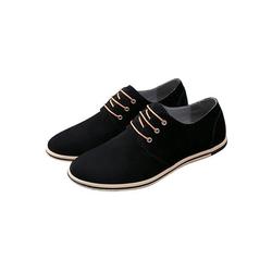 Wazshop Men's Suede Dress Shoes Casual Lace Up Oxfords Shoes