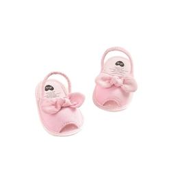 Bmnmsl Baby Girl Sandal Shoes Walking Learning Soft-Soled Non-Slip Plaid Bow Cloth Candy