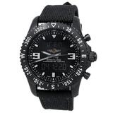 Pre-Owned Breitling Chronospace Military M78367 Steel 46mm Watch (Certified Authentic & Warranty)