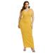 Colisha Ladies Plus Size Beach Sundress Summer Casual Knitted Dresses Sleeveless Tank T-Shirt Dress