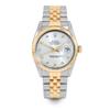 Pre Owned Rolex Datejust 16013 w/ Silver Diamond Dial 36mm Men's Watch (Certified Authentic & Warranty Included)