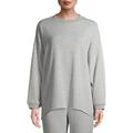 Secret Treasures Women's and Women's Plus Oversized Long Sleeve Lounge Top