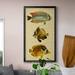Dovecove Trio of Tropical Fish II - Picture Frame Painting on Canvas Canvas, Solid Wood in Blue/Green/Indigo | 18.5 H x 10.5 W x 1.5 D in | Wayfair