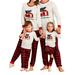 Aunavey Matching Family Christmas Pajamas Boys Girls Children Palid PJs Loungewear Xmas Gift