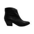 INC International Concepts Women's Shoes Idra Leather Closed Toe Ankle Fashion Boots