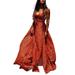 Prom Gown Dress For Women Evening Party Ball Gown Wedding Maxi Dress Ladies Floral Evening Party Bridesmaid Wedding Prom Gown