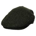 Cambridge Herringbone Wool Ivy Cap - S - Green