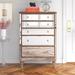 Etta Avenue™ Caila 5 Drawer 33" W Chest Wood in Gray | 49 H x 33 W x 16 D in | Wayfair 670D13B32B5D4FCDB5738D5D922E5E7C