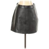 Pre-Owned BCBGMAXAZRIA Women's Size 4 Leather Skirt