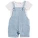 Little Me Baby Girls 2-pc. Stripe Print Shortall Set