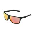 Foster Grant Men's Black Mirrored Retro Sunglasses UU12