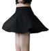 Women's Basic Versatile Stretchy Flared Casual Mini Skater Skirt, Athletic Quick-drying Workout Short Skirted Legging for Women, Basic Solid Flared Mini Skorts&Women Tennis Skirts Pants, S-2XL Black