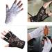 Besufy Women Gothnic Party Lace Gloves Fingerless Mittens