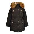 DKNY Girls' Chest Zip Insulated Parka (Big Girls)