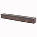 Dogberry Collections Rustic Fireplace Mantel Shelf, Wood in Brown | 5.5 H x 48 W x 9 D in | Wayfair m-rust-4805-dkch-none