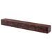 Dogberry Collections Rough Hewn Fireplace Shelf Mantel, Wood in Brown | 5.5 H x 72 W x 6.25 D in | Wayfair m-hewn-6062-mhog-none