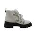 Calvin Klein Womens Lark Closed Toe Ankle Combat Boots