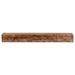 Dogberry Collections Rough Hewn Fireplace Shelf Mantel, Wood in Brown | 5.5 H x 72 W x 9 D in | Wayfair m-hewn-7205-agok-none