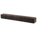 Dogberry Collections Rough Hewn Fireplace Shelf Mantel, Wood in Brown | 5.5 H x 72 W x 6.25 D in | Wayfair m-hewn-4862-dkch-none