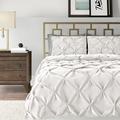 Mercury Row® Binne Microfiber Comforter Set Polyester/Polyfill/Microfiber in White | Twin Comforter + 1 Standard Sham | Wayfair