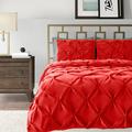 Mercury Row® Binne Microfiber Comforter Set Polyester/Polyfill/Microfiber in Red | Twin Comforter + 1 Standard Sham | Wayfair