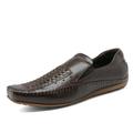 Bruno Marc Mens Moccasin Loafers Slippers Slip On Driving Moccasins Boat Shoes DARK/BROWN PEPE_08 size 8.5