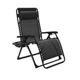 Arlmont & Co. Outdoor Patio Folding Zero Gravity Lounge Chair, camp Reclining Lounge Chair w/ Pillow & Cup Holder For Poolside, backyard & Beach | Wayfair