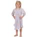 Solid Colors Long Sleeve Traditional Nightgown for Girls, 4 - 14