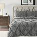 Mercury Row® Binne Microfiber Comforter Set Polyester/Polyfill/Microfiber in Gray | Twin Comforter + 1 Standard Sham | Wayfair