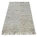 Brown/Gray 96 x 60 x 0.75 in Area Rug - Dakota Fields Novella Handwoven Wool/Area Rug Cotton/Wool | 96 H x 60 W x 0.75 D in | Wayfair