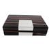 Wrought Studio™ Hulbert Jewelry Box Wood/Fabric in Brown | 2.5 H x 9.75 W x 6.25 D in | Wayfair VKGL1506 25899863