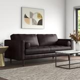 Mercury Row® Apgar 88.5" Leather Sofa Genuine Leather | 36 H x 88.5 W x 38 D in | Wayfair 2D7B2A5D3DC148C28E17943FE8DEEC37