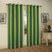 Winston Porter Jashon Solid Semi-Sheer Grommet Curtain Panels Polyester in Green/Blue | 84 H in | Wayfair 57A5BF5F81654B61A6EA7090BB5C4FCD