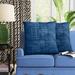 Willa Arlo™ Interiors Spradley Square Pillow Cover Polyester in Blue | 26 H x 26 W x 1 D in | Wayfair 273AAFE8EEE5477F848D824E7EAD6573