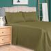 Eider & Ivory™ Mitchell Egyptian-Quality Cotton 300 Thread Count Solid Deep Pocket Luxury Bed Sheet Set in Green | Twin | Wayfair
