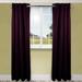 Charlton Home® Polen Drapery Synthetic Solid Room Darkening Grommet Single Curtain Panel Synthetic in Indigo | 108 H in | Wayfair