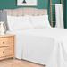 Eider & Ivory™ Mitchell Egyptian-Quality Cotton 300 Thread Count Solid Deep Pocket Luxury Bed Sheet Set in White | Full | Wayfair