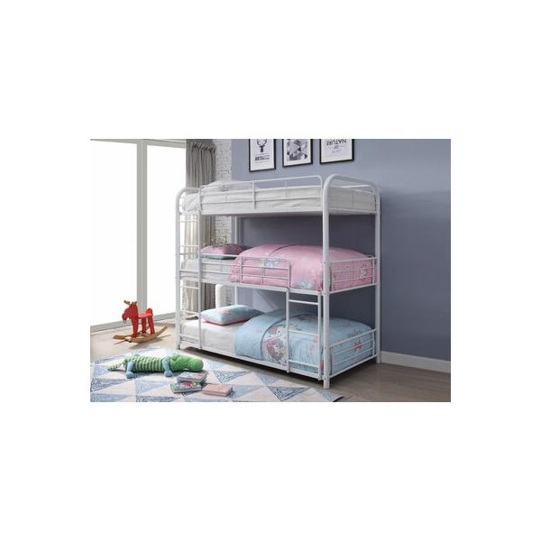 isabelle---max™-heng-triple-bunk-bed-metal-in-white-|-74.5-h-x-42.25-w-x-79-d-in-|-wayfair-ccb6b1569b3442f5af9957af7a3c189d/