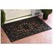 Fleur De Lis Living Kaitlin Non-Slip Outdoor Door Mat Coir, Rubber in White | 24" x 36" | Wayfair 04C3EBDFAEC1494FA51A220FE03F774C