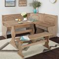 August Grove® Padstow 5 - Person Pine Solid Wood Breakfast Nook Dining Set Wood in Brown | Wayfair E49E324C046C4A4F8DA0FBBC65777AB7