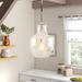 Joss & Main Ravenna 1 - Light Single Teardrop Pendant Glass in Gray | 17.25 H x 12 W x 12 D in | Wayfair 164AC720-F563-4A97-9077-257042651E81