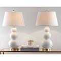 Corrigan Studio® Dearious Table Lamp Set Ceramic in White | 28 H x 16.25 W x 16.25 D in | Wayfair CDB51943BFCB4F3E8CCFF9ADBE01BFB2
