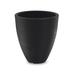 Crescent Garden Delano Resin Pot Planter Plastic in Black | 17.6 H x 16 W x 16 D in | Wayfair A554094