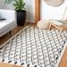 Black/White 108 x 0.47 in Indoor Area Rug - Union Rustic Southwestern Ivory/Black Area Rug Polypropylene | 108 W x 0.47 D in | Wayfair