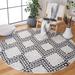 Black/White 79 x 0.47 in Area Rug - Steelside™ Burch Geometric Ivory/Black Area Rug Polypropylene | 79 W x 0.47 D in | Wayfair