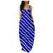 Follure Women Tie-Dye Sleeveless V Neck Maxi Dress Casual Sundress Beach Long Dress,summer dresses for women