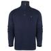 Polo RL Men's Half Zip Mock Neck Sweatshirt (Small, Navy)